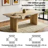 Mesa rectangular extensible para comedor, con tablero Vista previa de la imagen del producto 7