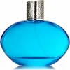 A product shot of a blue perfume bottle with a silver cap. Produktbild-Vorschau