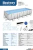 Power Steel™ Frame Pool Komplett-Set mit Sandfilteranlage Produktbild-Vorschau 22