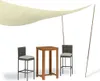 vidaXL Voile d'ombrage 2 pcs. 200 cm Acier galvanisé Voir les images du produit 3
