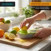 Arendo Zitruspresse mit Edelstahl-Reibe & Behälter 2 in 1, Produktbild-Vorschau 4