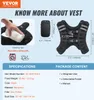 VEVOR zátěžová vesta 13,8 kg s reflexním proužkem, Náhled obrázku produktu 7