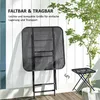 Outsunny Gartentisch klappbar 70 x70 cm, Wetterfest Produktbild-Vorschau 5