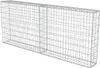 vidaXL Gabionenwand mit Abdeckung Verzinkter Stahl Produktbild-Vorschau 11