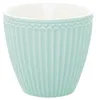 A single mint green cup shown from the front. Produktbild-Vorschau