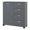 Credenza 'Döbritz' 84x80x28cm grigio scuro Anteprima dell’immagine prodotto 2