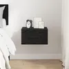 vidaXL Nočný stolík čierny dubový vzhľad 35 x 35 x 20 cm Náhľad obrázku produktu 4