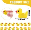 120 mini-canards résine jaune mini-canards pour décoration, Voir les images du produit 2