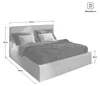 Masseno Polsterbett PARMA 200x200 cm, Polsterbett mit Produktbild-Vorschau 7
