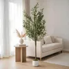 Künstlicher Olivenbaum 160 cm – Realistische Kunstpflanze – Produktbild-Vorschau 3