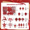 YARDIN 108 pièces Décorations d'arbre de Noël, Boules Voir les images du produit 2