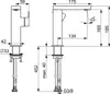 Miscelatore lavabo Hansa EH HANSASTELA 5714 Ausld.175mm Anteprima dell’immagine prodotto 7