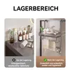 Duschkörbe & -ablagen, Duschablage ohne Bohren, Aluminium Produktbild-Vorschau 8