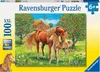 100 Teile Ravensburger Kinder Puzzle XXL Pferdeglück auf Produktbild-Vorschau 1