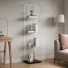 Glasvitrine Standvitrine, Glasvitrine Mit LED Lichtleiste, Produktbild-Vorschau 2