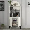 Skye Decor, Lyon 80 - Cream, Black, Wohnzimmerschrank, Produktbild-Vorschau 1