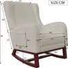 Schaukelstuhl Sessel Relaxsessel Schaukelsessel Produktbild-Vorschau 6