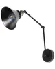 BELIANI Zestaw 2 lamp ściennych czarny metalowy klosz Podgląd zdjęcia produktu 4