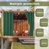 1 Stück Outdoor Vorhang Wasserdicht, Übergröße Blickdicht Produktbild-Vorschau 5
