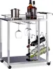 relaxdays Carrello portavivande BARON argento 70,0 x 40,0 x Anteprima dell’immagine prodotto 1