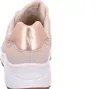 The back view of a beige sneaker with rose gold accents. Anteprima dell’immagine prodotto