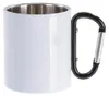 Edelstahlbecher für Sublimation mit schwarzem Produktbild-Vorschau 1