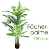 Palmizio Palma Pianta Albero Artificiale Valse Plastica Anteprima dell’immagine prodotto 1