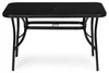 Gartentisch 120 x 70 cm mit Hartglasplatte Terrassentisch Produktbild-Vorschau 4