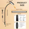 LED stolní lampa s regulací jasu, 3 barvy světla, svorková Náhled obrázku produktu 9