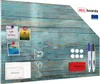 Tablica na magnesy na ścianę METALboards, niebieska deska Podgląd zdjęcia produktu 10