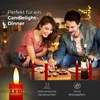 Stabkerzen LED mit Timer ROT 2er indoor mit 6 Stunden Timer Produktbild-Vorschau 4