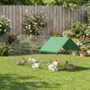 PawHut hok voor kleine dieren, konijnenhok met puntig dak, Productafbeelding-voorbeeld 2