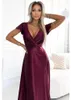 Numoco. Vestido de fiesta para mujer, color burdeos, talla Vista previa de la imagen del producto 2