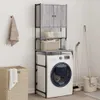 vidaXL Skriňa na práčku šedá Sonoma dub 68x48,5x194 cm Náhľad obrázku produktu 2