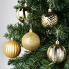 Palline di Natale infrangibili oro 6 cm 25 pezzi. Anteprima dell’immagine prodotto 2