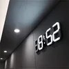 Wecker Uhr Led Wanduhr Digital dimmbar geräuschlos Snooze Produktbild-Vorschau 1