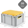 Eurobox NextGen Seat Box Gelb | HxBxT 26,5x30x40cm | 20 Produktbild-Vorschau 2