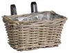 Mica Decorations Korb Marcia - 30x19x15 cm - Rattan - Grau Produktbild-Vorschau 1