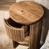 Hoyz Collection - Wave XS Runder Nachttisch mit 1 Schublade Produktbild-Vorschau 2