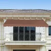 COSTWAY Tenda a morsetto larga 350 cm, tenda da balcone Anteprima dell’immagine prodotto 2