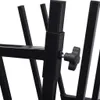 vidaXL Sawhorse Práškově lakovaná černá barva Náhled obrázku produktu 3