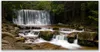 Acrylglasbilder 120x60 Wandbild Druck Wasserfall Wald Natur Produktbild-Vorschau 1