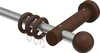 Interdeco Gardinenstange / Vorhangstange Silbergrau / Produktbild-Vorschau 1