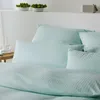 elegante Mako-Jersey Bettwäsche-Set Solid Stripe Farbe Mint Produktbild-Vorschau 1