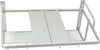 A silver microwave oven rack with hooks is shown against a white background. Podgląd zdjęcia produktu
