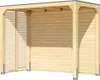Karibu Promajna small Pavillon mit Rückwand und 1 Produktbild-Vorschau 1