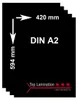 5 Blatt DIN A2 (420x594mm) 250g/m² schwarzes Papier - Black Produktbild-Vorschau 1