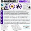 Kunststoff 3D Wandpaneele Wanddeko Wandverkleidung Produktbild-Vorschau 6
