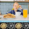 4er-Set Rosettenwaffel Form, Rosettenwaffel-Eisen Produktbild-Vorschau 6