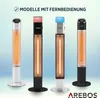 AREBOS Stand Heizstrahler 1500W mit LED Licht & Produktbild-Vorschau 9
